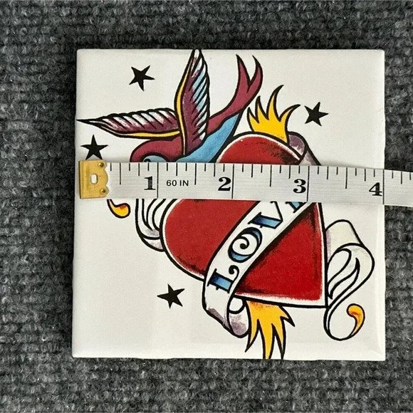 Jacqueline Thompson Ceramics Decorative Tiles Tattoo Art Retro Home Decor - Picture 9 of 9